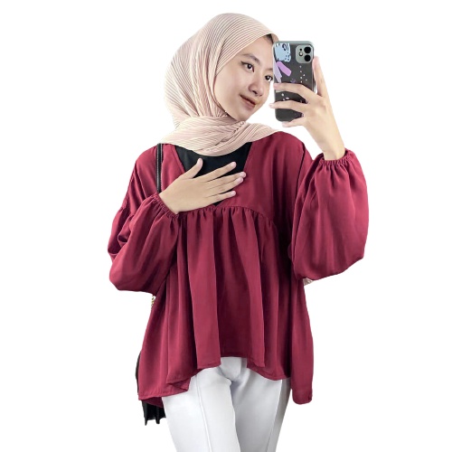 BLOUSE FRISKA RUFFLE