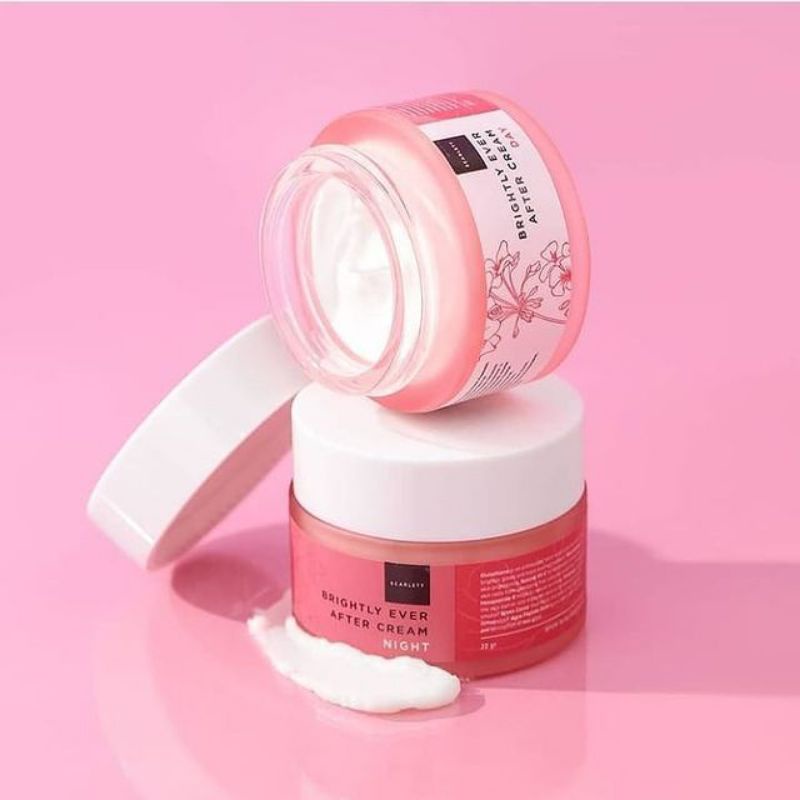 Brightly Ever After Cream Siang Malam Scarlett 20 gr Cream Siang, Cream Malam