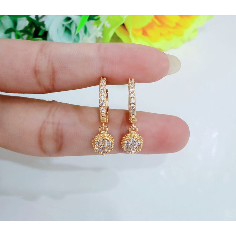 ANTING JEPIT PERMATA FULL MOTIF VARIAN TITANIUM