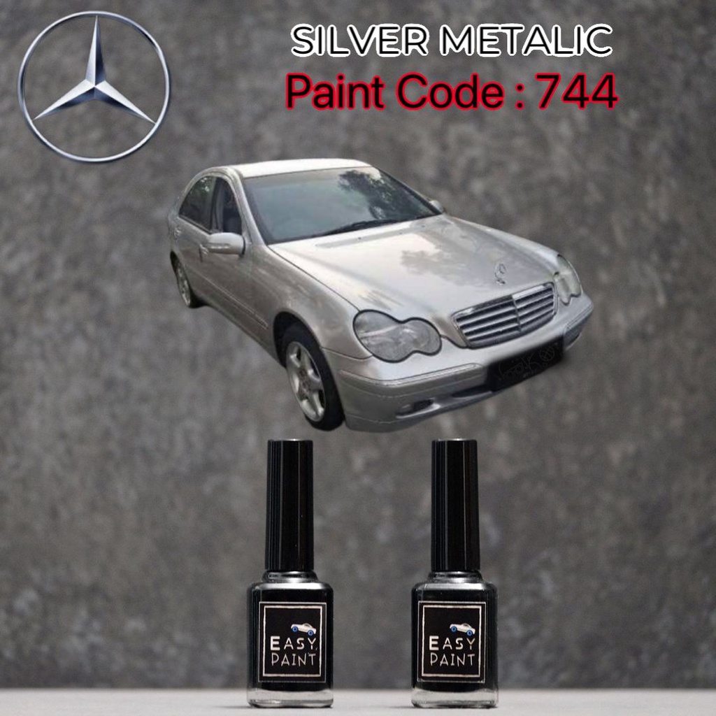 Cat Oles Brilliant Silver Metalic 744 Mercedes Benz Mercy Old version