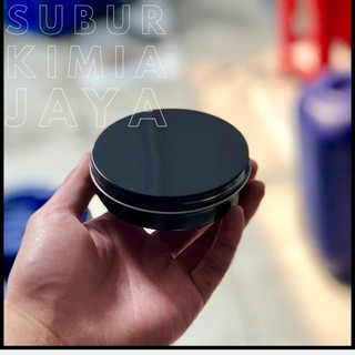 Wadah Kaleng Pot Pomade Kosmetik Hitam 100 gr | Shopee