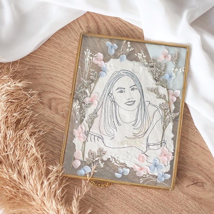 

GLASS FRAME SKETCH (15*20 cm) - CUSTOM HADIAH KADO WISUDA ULANG TAHUN ANNIVERSARY FRAME BINGKAI FOTO