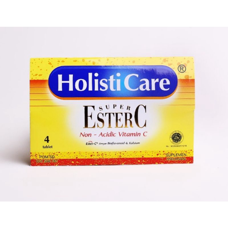 HOLISTICARE ESTER C STRIP ISI @4TABLET