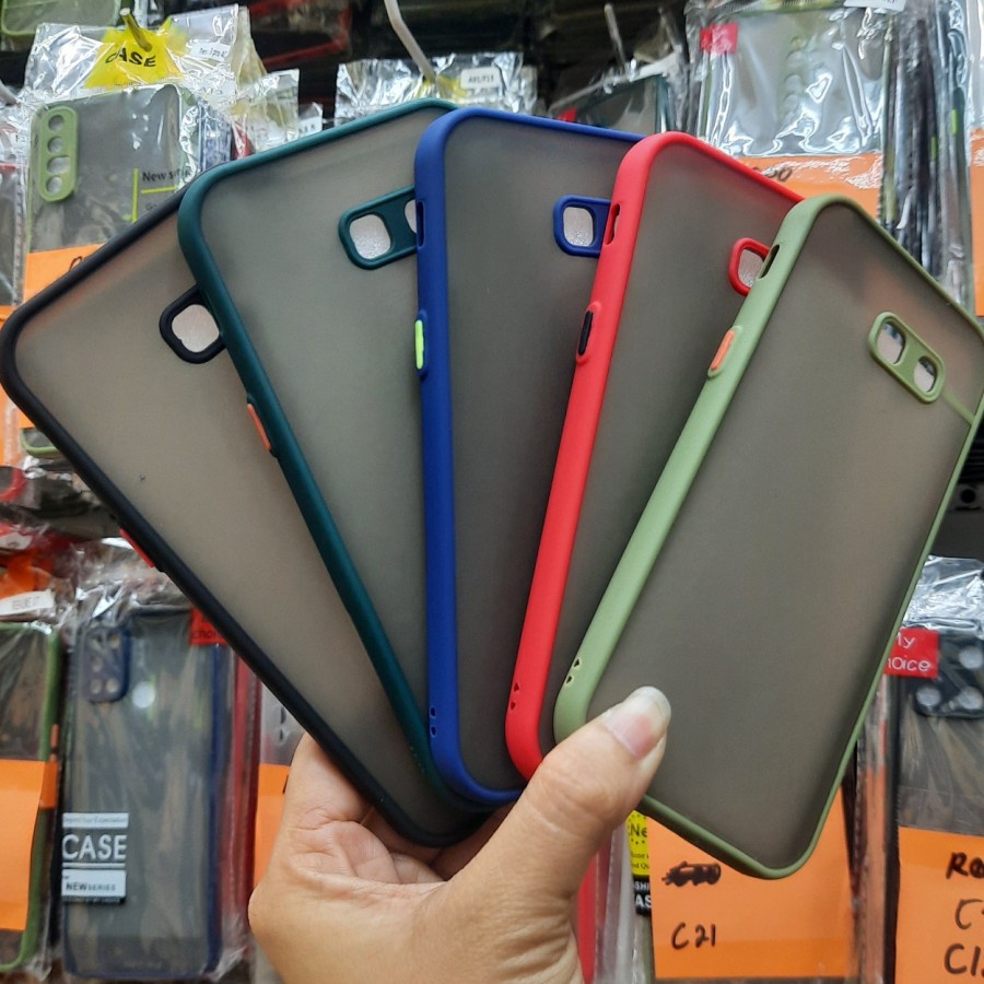 SAMSUNG A5 2017 A7 2017 A10S A20S A30S A50S A2 CORE CASE DOFF TRANPARAN HARDCASE