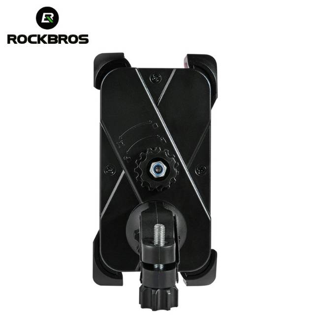 Rockbros Holder Sepeda Smartphone Rotasi 360 Derajat - Model 2 - PH-666 - Black