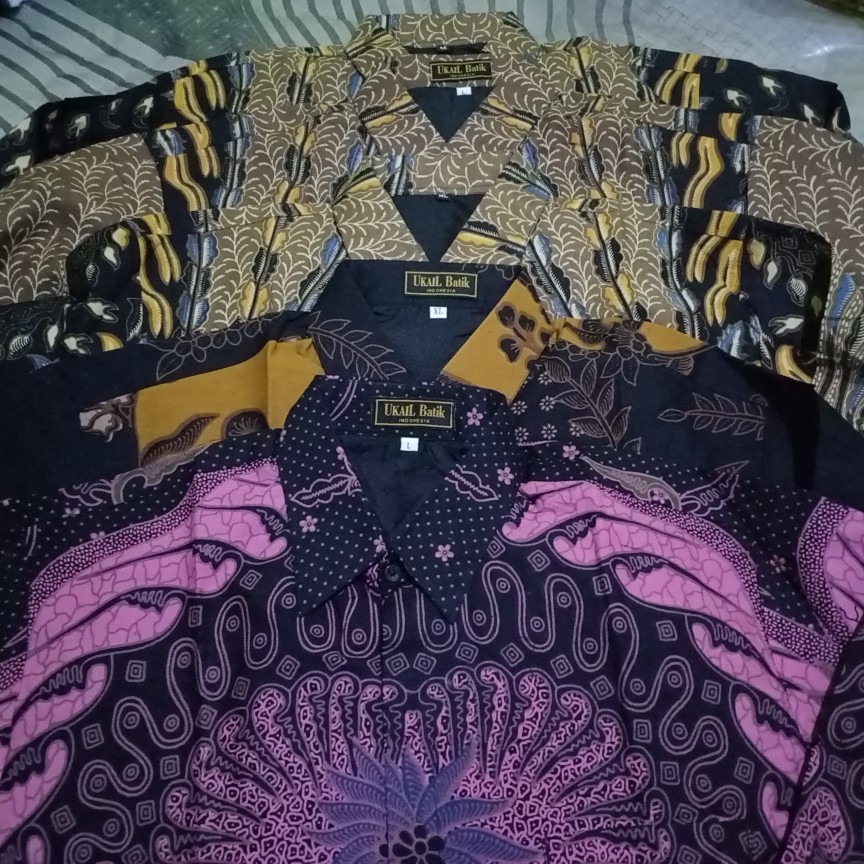 Wirayudha Kemeja Batik Pria Lengan Panjang Full Furing Bahan Katun Sragenan