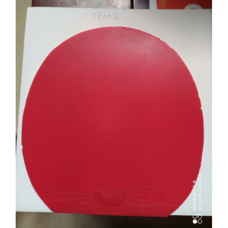 

karet Butterfly Tenergy 80 merah special Japan market