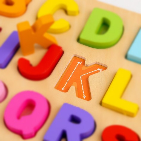 Chunky Puzzle ABC 123 Tracing Chunky Puzzle Print New Puzzle Kayu Pastel Wooden Puzzle Anak Puzzle Kayu Jigsaw Puzzle 3D Mainan Edukasi Wooden Puzzle