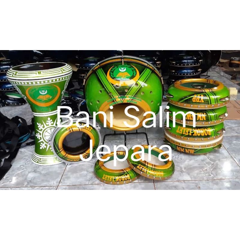 Jual Hadroh Motif Full Sett Free Tambah Nama Dan Lambang Group | Shopee