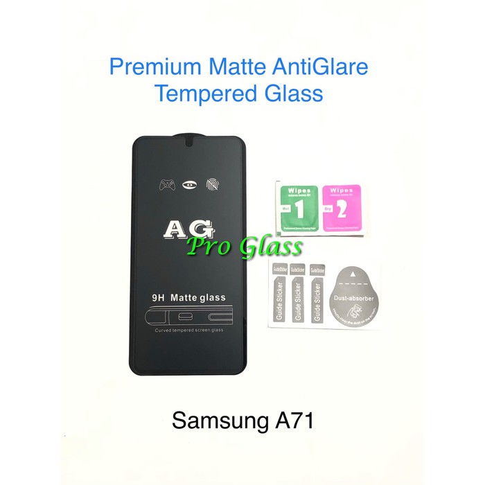 Samsung A51 / A71 FULL COVER ANTI GLARE / DOFF Premium Tempered Glass