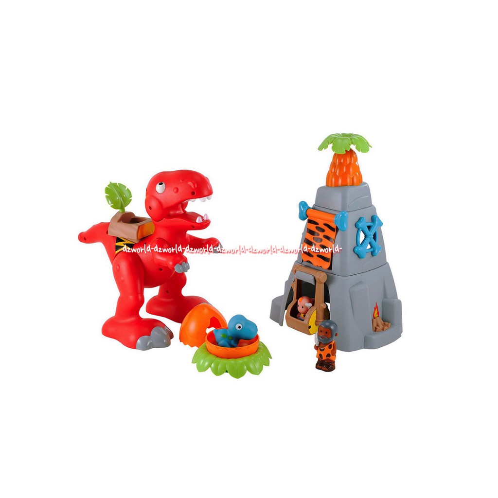 Happyland Dino Playset Mainan Dino Dengan Rumahan