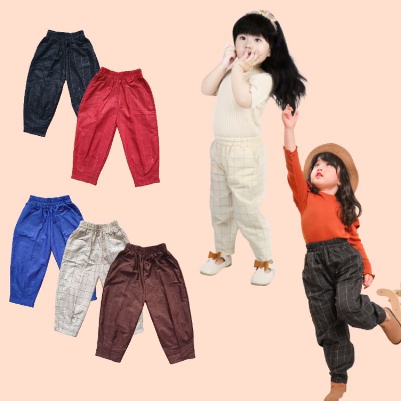 SUMMER PANTS 1-6 TAHUN celana panjang anak perempuan korea