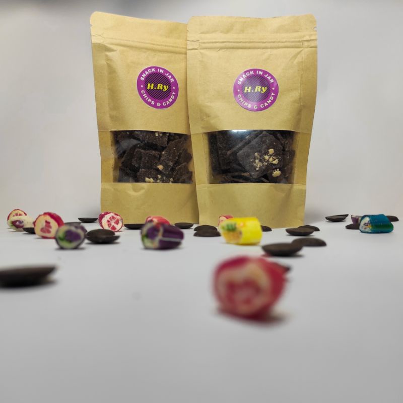 

Keripik brownies|Cemilan Coklat|Snack Renyah Murah