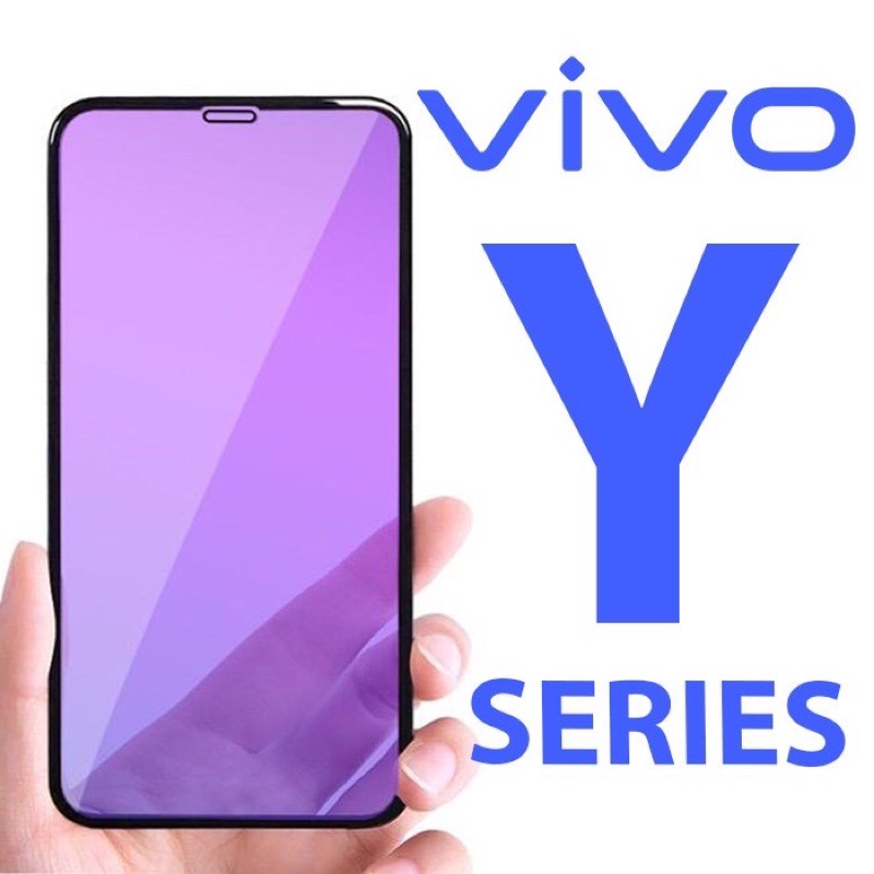 VIVO Y71 Y11 Y12 Y12i Y15 Y15S Y17 Y19 Y20 Y20i Y20S Y21 Y21S 2021 Tempered glass Anti Radiasi Blue 