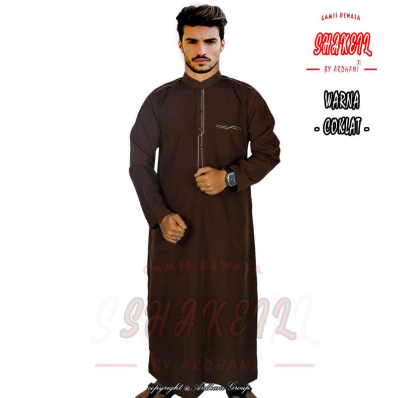 Baju Gamis Laki Laki Dewasa Jubah Pria Dewasa Shakeil By Aurora