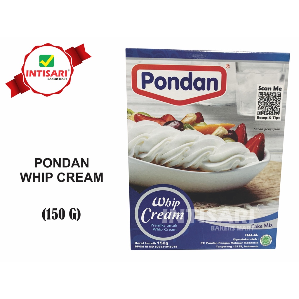 

PONDAN WHIP CREAM 150 G