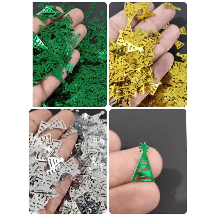 glitter nail art glitter slime glitter christmas tree pohon natal