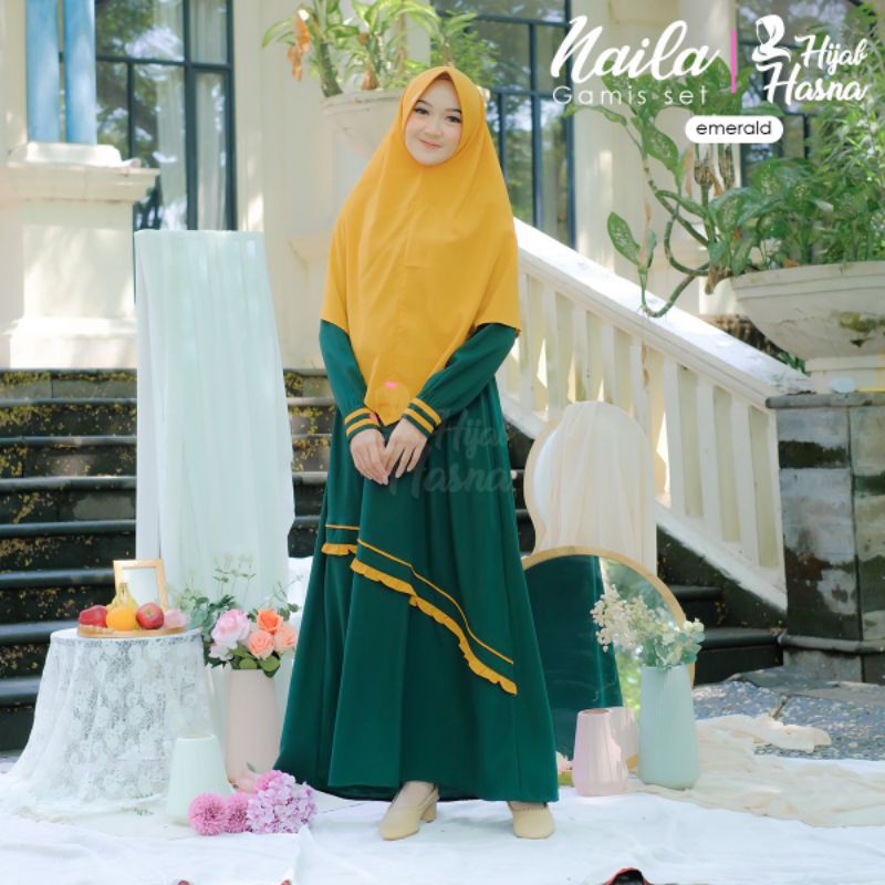 GAMIS SET NAILA by HASNA_HIJABKU
