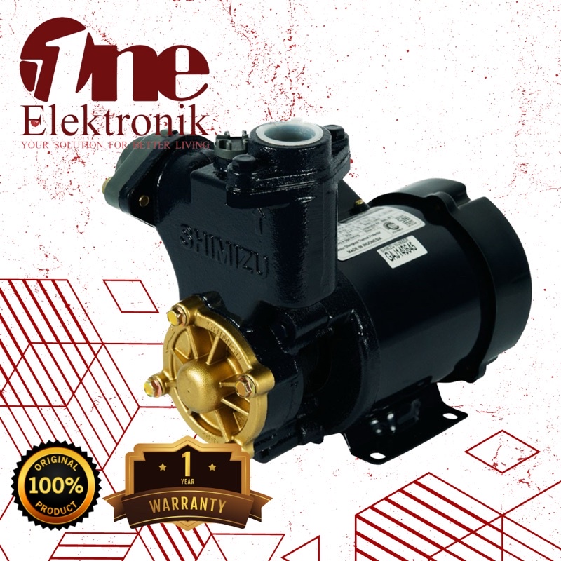 Pompa air shimizu PS 221 Bit Sumur Dangkal 200 W Shimizu Manual