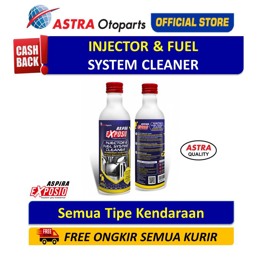Aspira Exposio Injector & Fuel System Cleaner for Mobil Bensin [180 mL] (AE-IFSC-180)