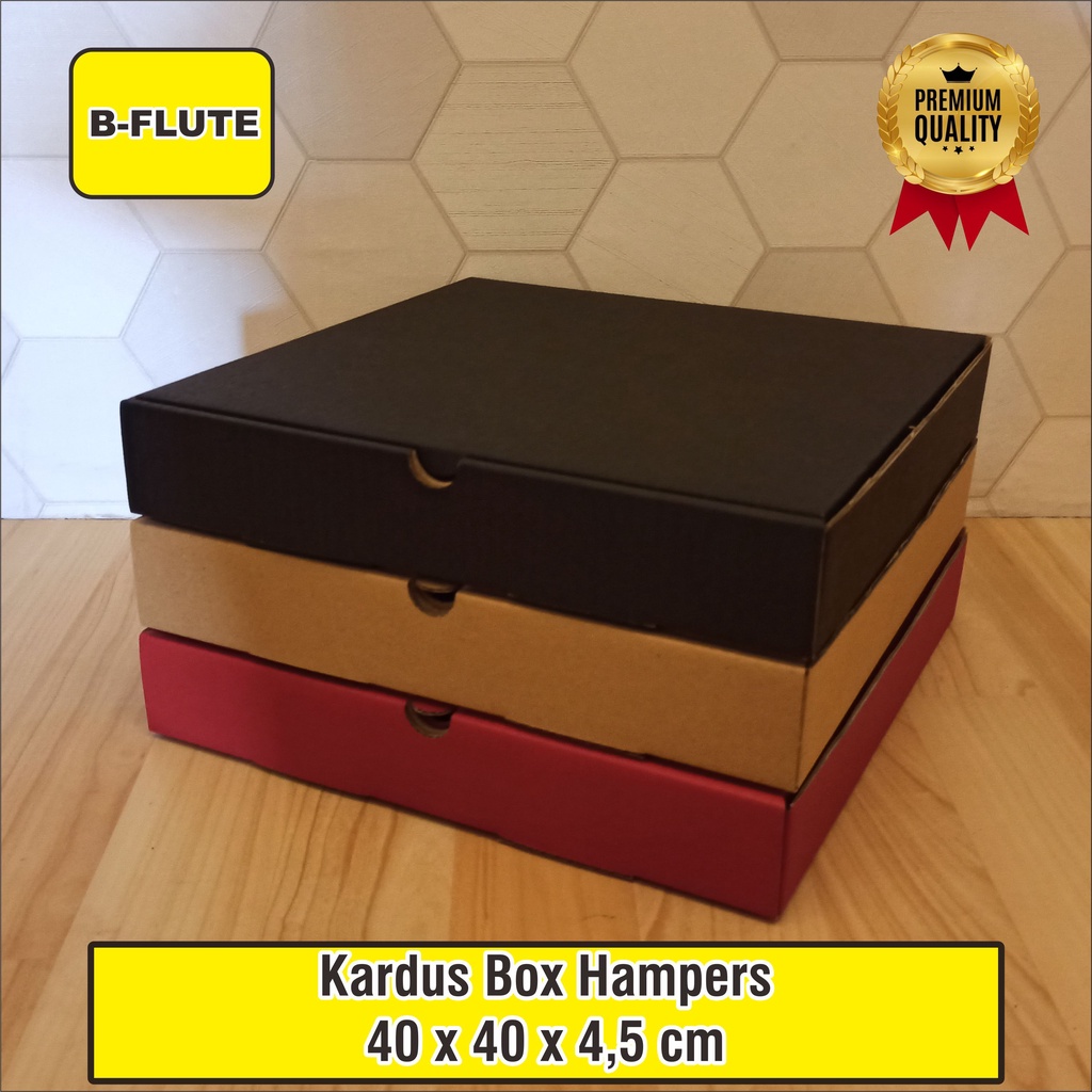 

Box 40x40x4,5 cm Hampers | Kado | Pizza | Gift | Polos | Aksesoris