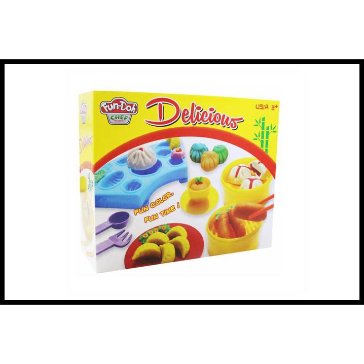 Sexy Lilin Mainan Fun Doh Delicious Dimsum - Mainan Anak Fundoh / Playdoh /