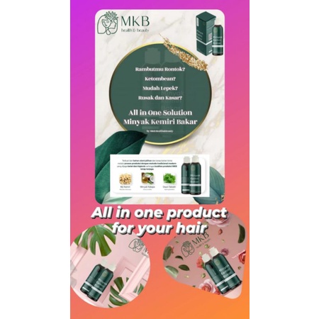 mkb/minyak kemiri bakar original
