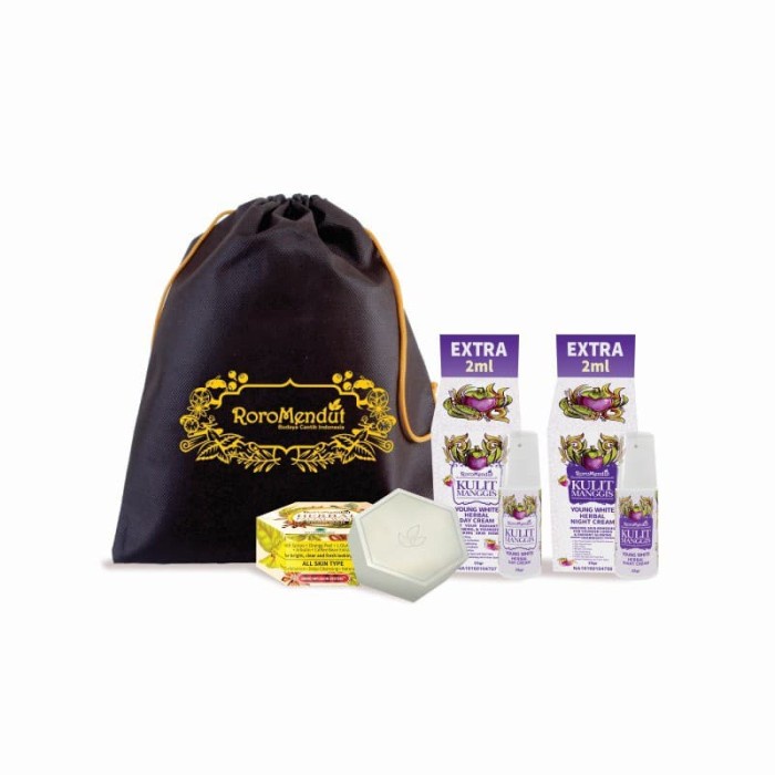 roro mendut starter kulit manggis anti aging whitening paket skincare safa