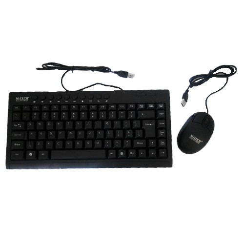 KEYBOARD MULMED MINI + MOUSE USB M-TECH FREE MOUSEPAD