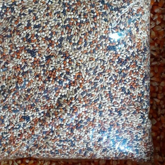 ✫ milet campur 1 kg/milet campur/pakan burung lovebird/kenari campur 1kg/kenari campur ♝