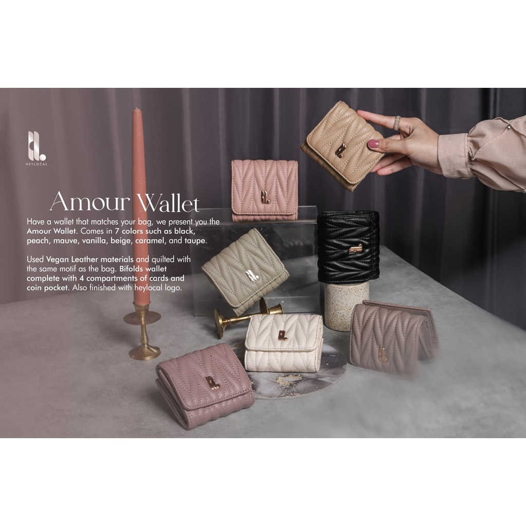 AMOUR WALLET BY HEYLOCAL LOCAL ID AMOUR BAG BY HEYLOCAL LOCAL ID