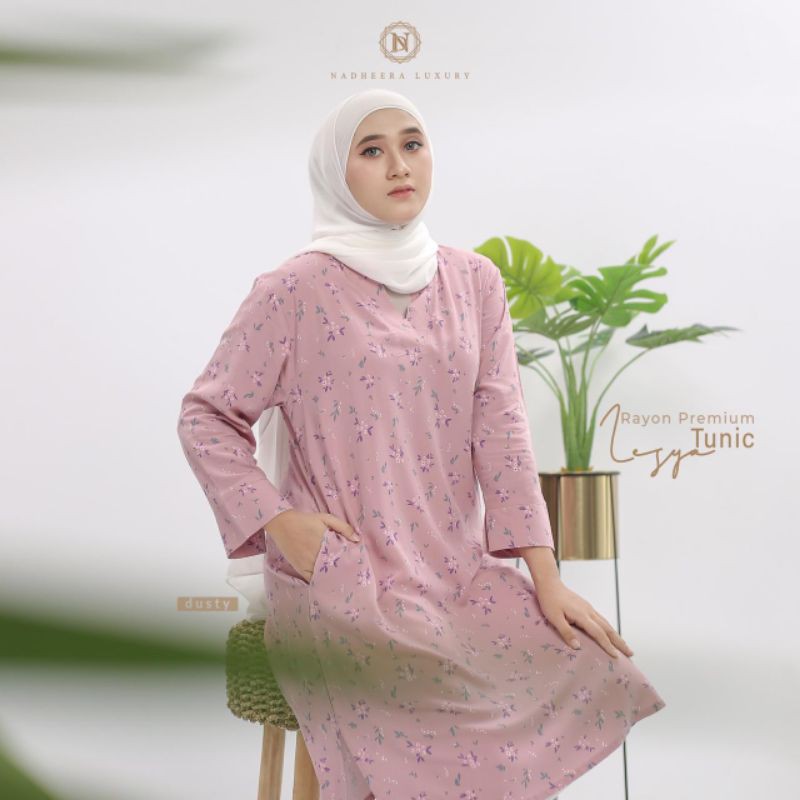 LEYSA TUNIK by NADHEERA LUXURY RESELLER NADHEERA ORI