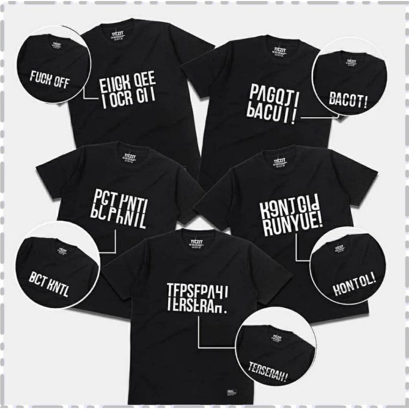 Baju Kaos ilusi Viral/kaos distro/Fakboy/Bucin/Bacot/KNTL/BCT KNTL/BODOAMAT/JANCOEK