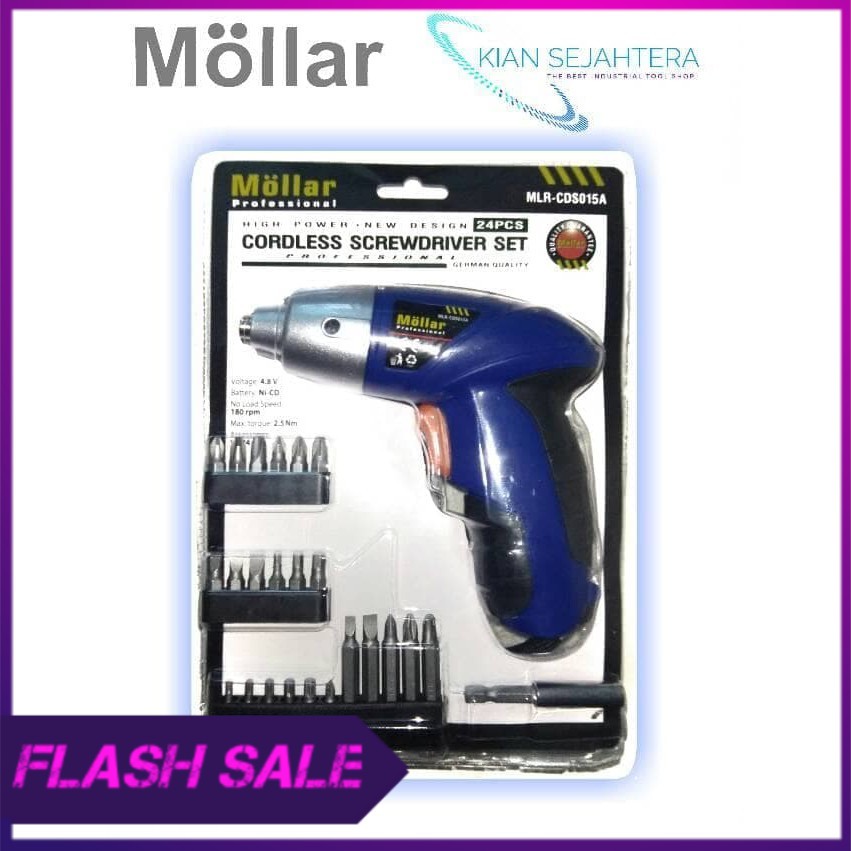 v cordless screwdriver mollar  mesin bor obeng  cordless drill