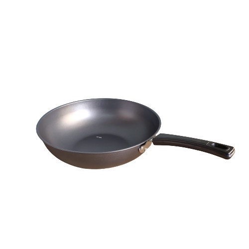 Kuali Enamel/Wajan Enamel/Wok Enamel No. 32 Gagang Panjang