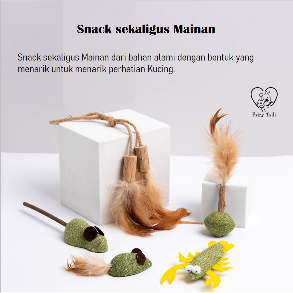 Mainan/Snack Catnip untuk Kucing (Dapat Dijilat) | Edible Catnip Toy