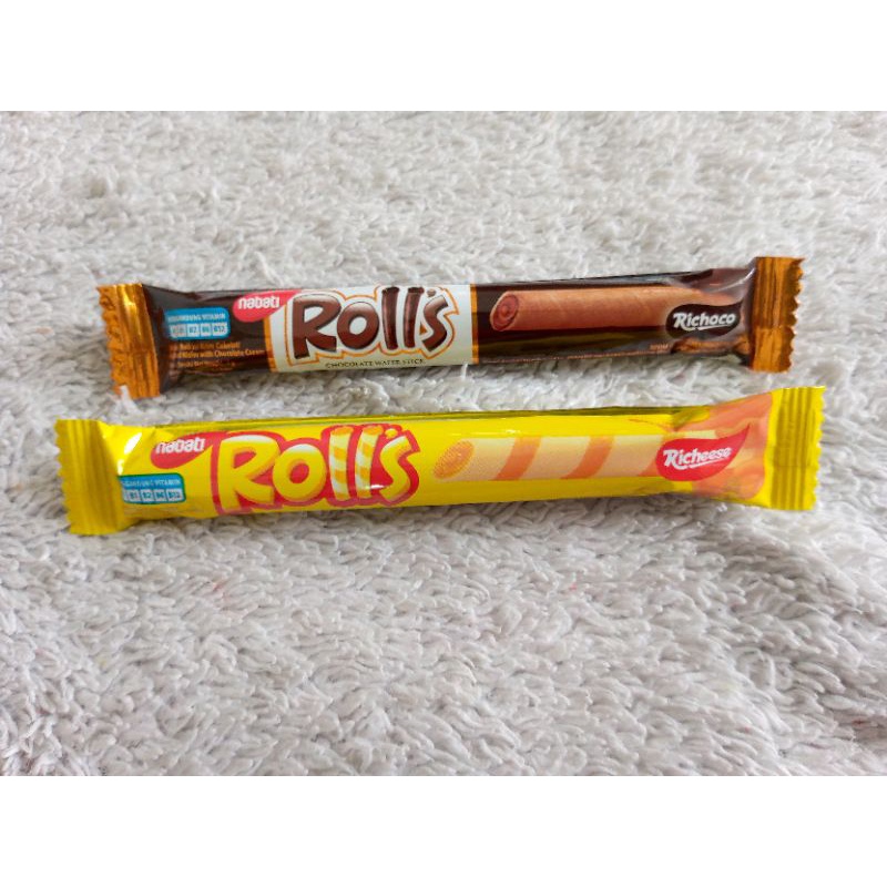 

Nabati Rolls Rasa Keju & Coklat 7g