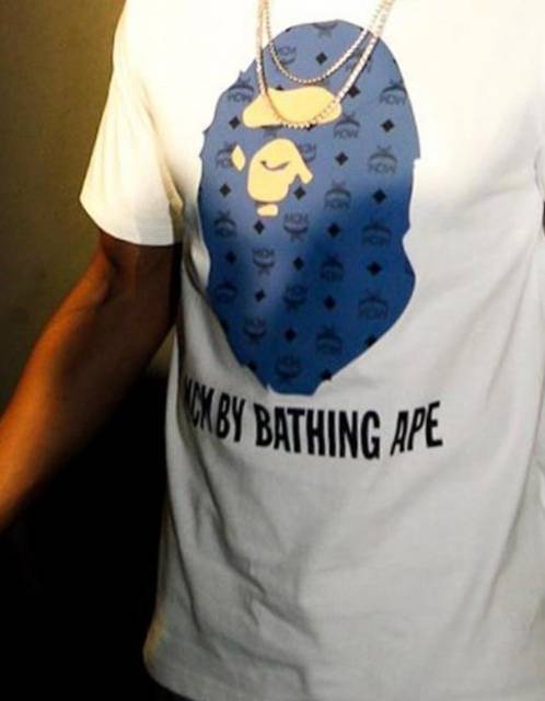 KAOS COMBED 30S MCM BY BATHING APE BAJU TSHIRT