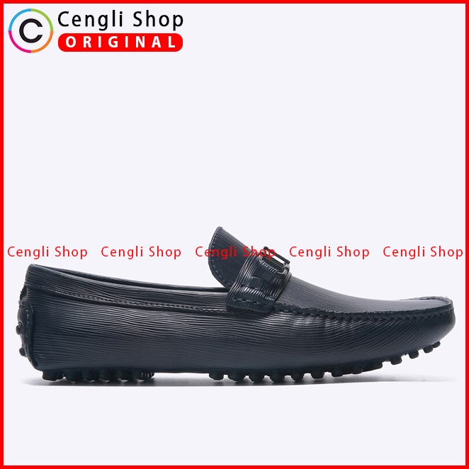 SEPATU PANSUS EVERBEST PRIA ORIGINAL LOAFER KULIT ASLI BIRU NAVY EM77