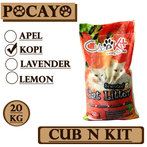 Pasir CUBnKIT 20kg - COFFEE (Grab/Gosend)