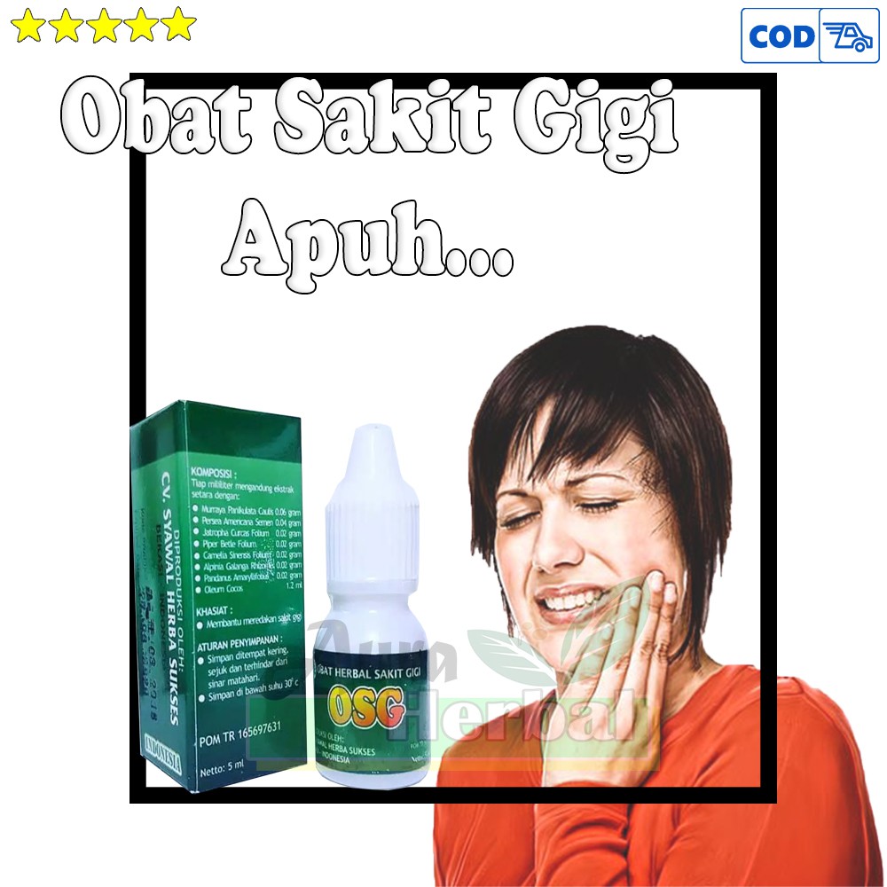 Cod Bayar Di Tempat Obat Sakit Gigi Berlubang Obat Sakit Gigi Alami Obat Sakit Gigi Ampuh Shopee Indonesia