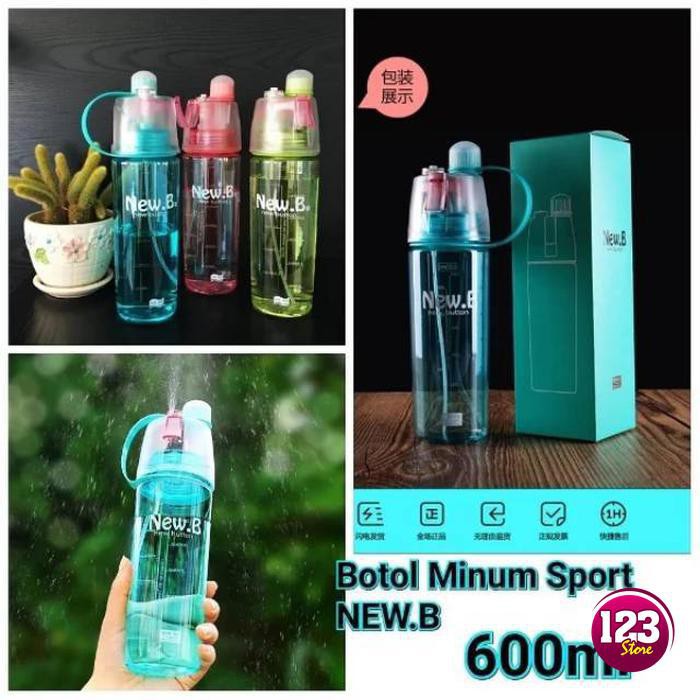 BOTOL MINUM INFUSER DEWASA SPRAY OLAHRAGA PRIA WANITA TERBAIK IMPORT BPA FREE