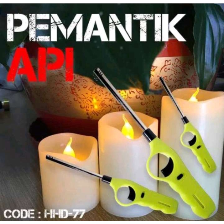 (RS)PEMATIK KOREK MANCIS API GAS KOMPOR LIGHTER SERBAGUNA LILIN