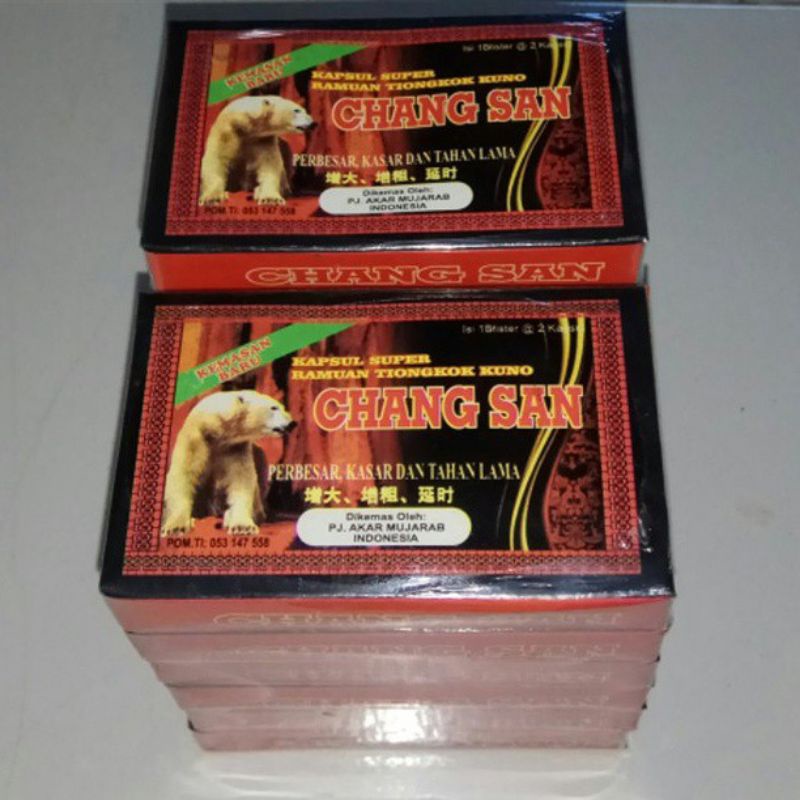 Herbal KapsulChang (San) Blister Merah Dijamin 100% Original Jamu Kesehatan