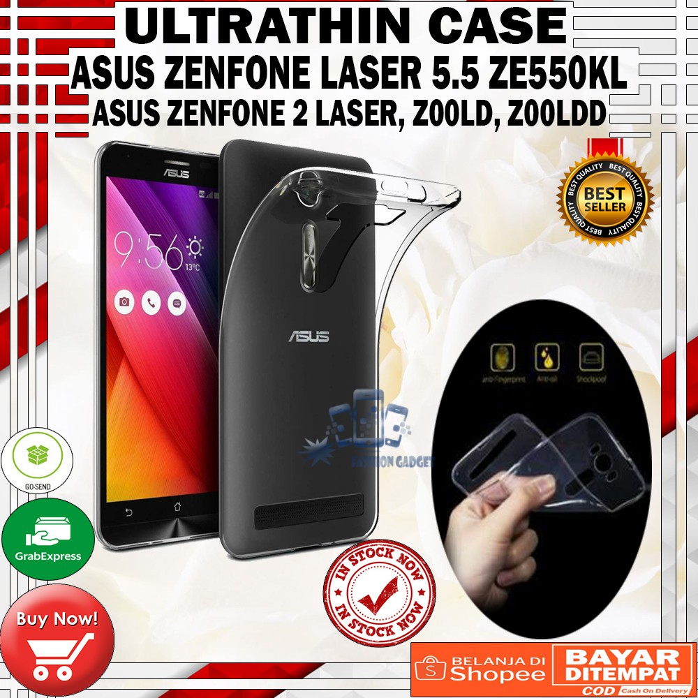 Ultrathin Asus Zenfone Laser 5.5 / ZE550KL / ZE551KL Ultra Thin / Silikon Zenfone / Case Transparant