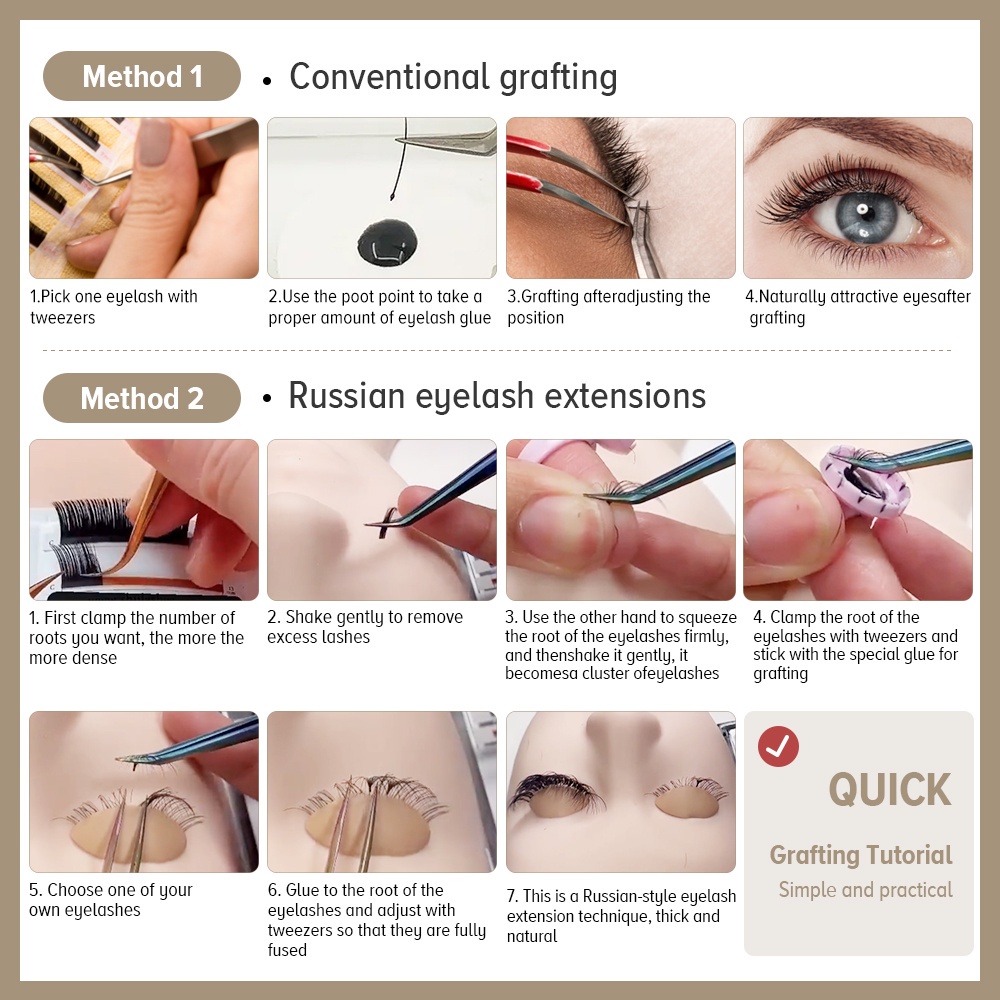 MAANGE Bulu Mata Palsu Tanam 0.10 D Eyelash Grafting Eyelash Greatest Eyelash Extension 7169