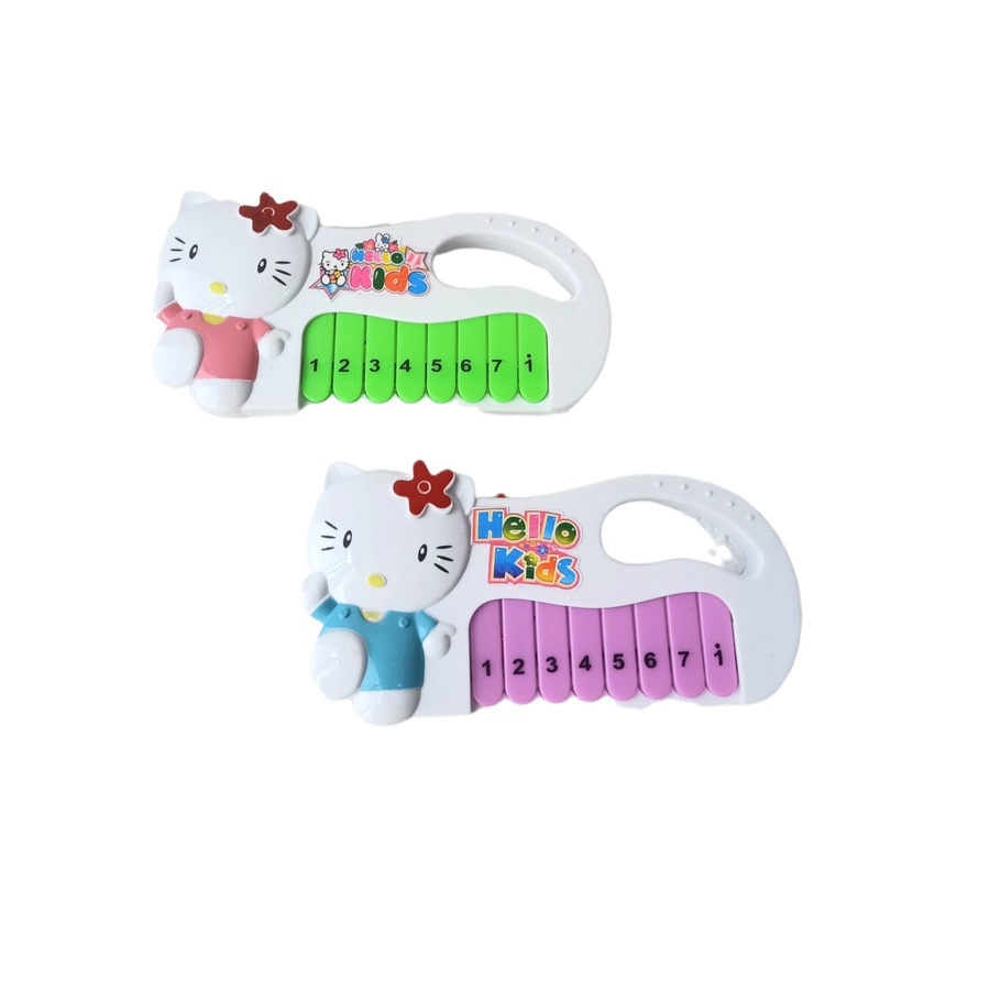 ( PROMO ) MAINAN PIANO HELLO KITTY MAINAN ANAK PIANO HELLO KITTI ST25/ Kado Mainan Anak Musik Suara Tangga Nada Piano Karakter Lucu