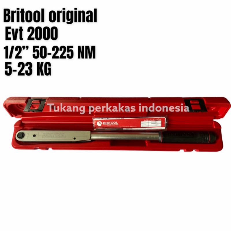 BRITOOL EVT 2000 KUNCI TORSI MOMEN 1/2 TORQUE WRENCH EVT 2000 AEX