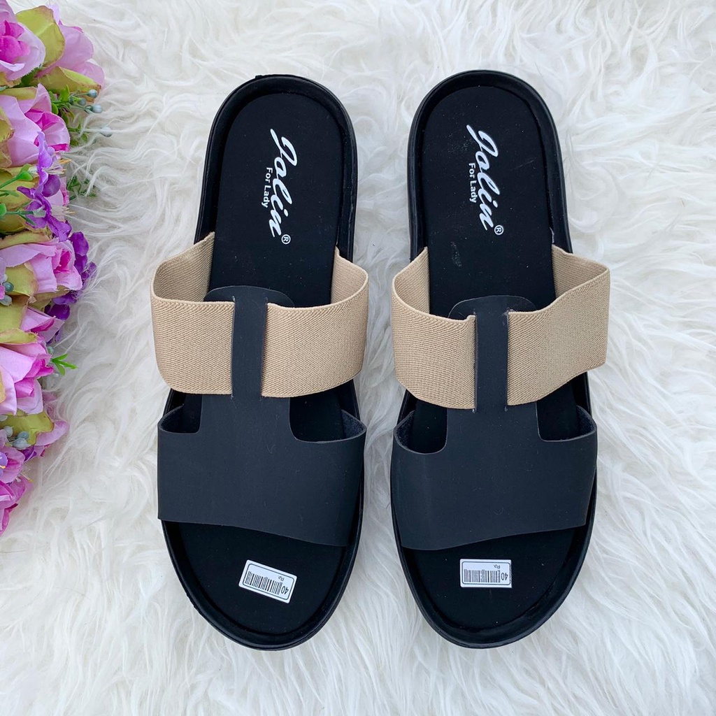 sandal wedges wanita terbaru sandal pesta sandal hak sedang sandal murah