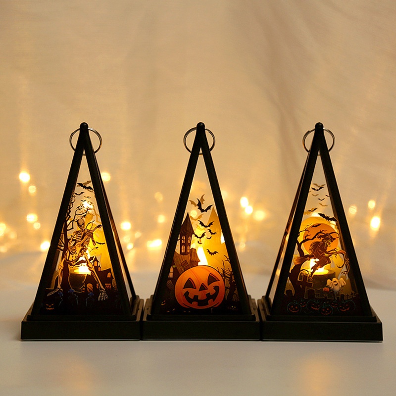 Ornamen Tote Lampu Malam Led Untuk Dekorasi Halloween